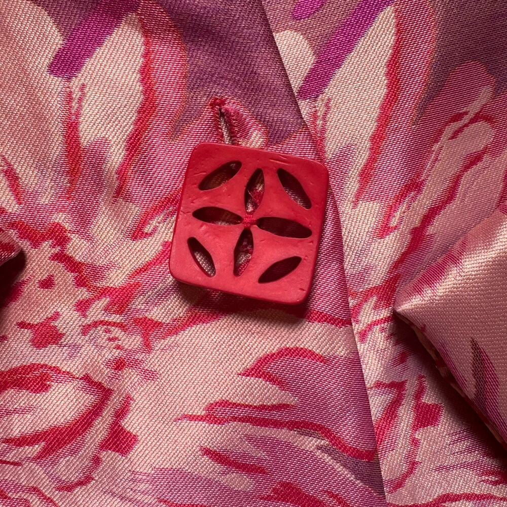 IC by Connie Abstract Floral Vintage Boho Jacket XL - Picture 5 of 16